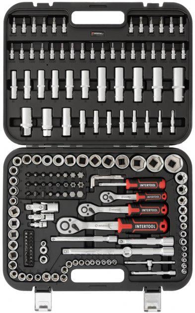 Набор инструментов Cr-V STORM INTERTOOL 171 ед. (ET-817) - фото 3