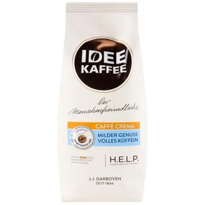 Кава J.J. Darboven Idee Kaffee Cafe Crema в зернах 1 кг