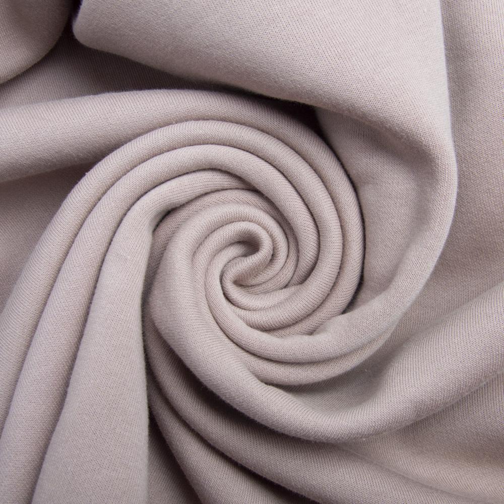 Ткань трикотаж Сезон трехнить флис Кофе (23806)