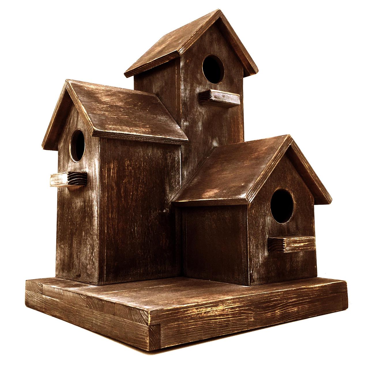 Шпаківня садова з дерева Вип Капучино (СКВ-005009) Шпаківня садова з дерева Вип Капучино (СКВ-005009)