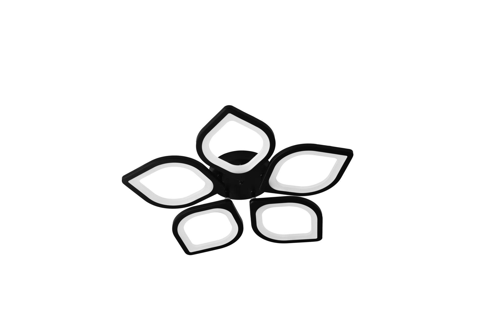 Люстра світлодіодна акрилова Valeso V L6131-5 BK