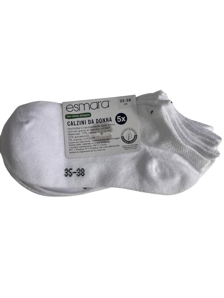Носки Esmara 450228x01 5в1 женские р. 39-42 Белый (194129-1)