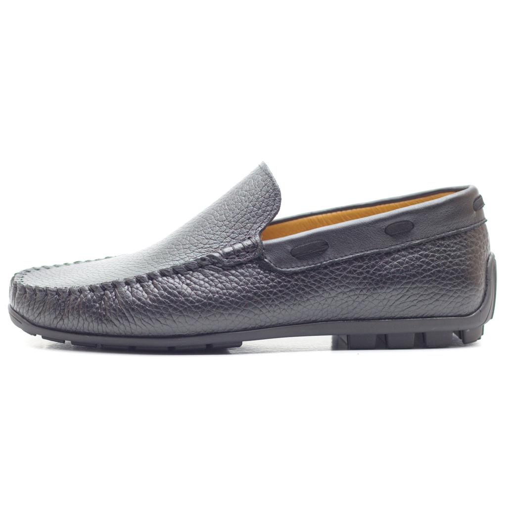 Мокасины мужские Zlett из натуральной кожи р. 40 Черный (5074) - фото 4 Мокасины мужские Zlett из натуральной кожи р. 40 Черный (5074) - фото 4