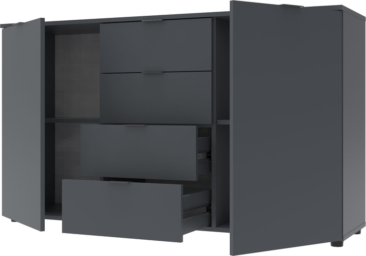 Комод Doros с ящиками и дверцами Графит (44900235)