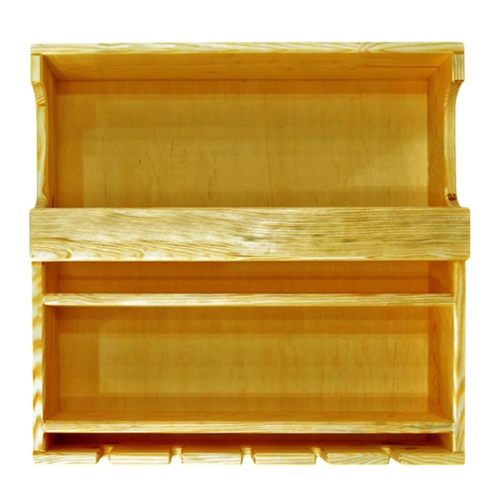 Полка для вина настенная из дерева Цуруга Карри (ПНК-006403)