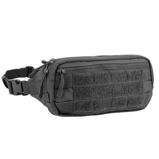 Сумка на пояс Mil-Tec Fanny Pack Molle 235х60х120 мм Black (13512502)