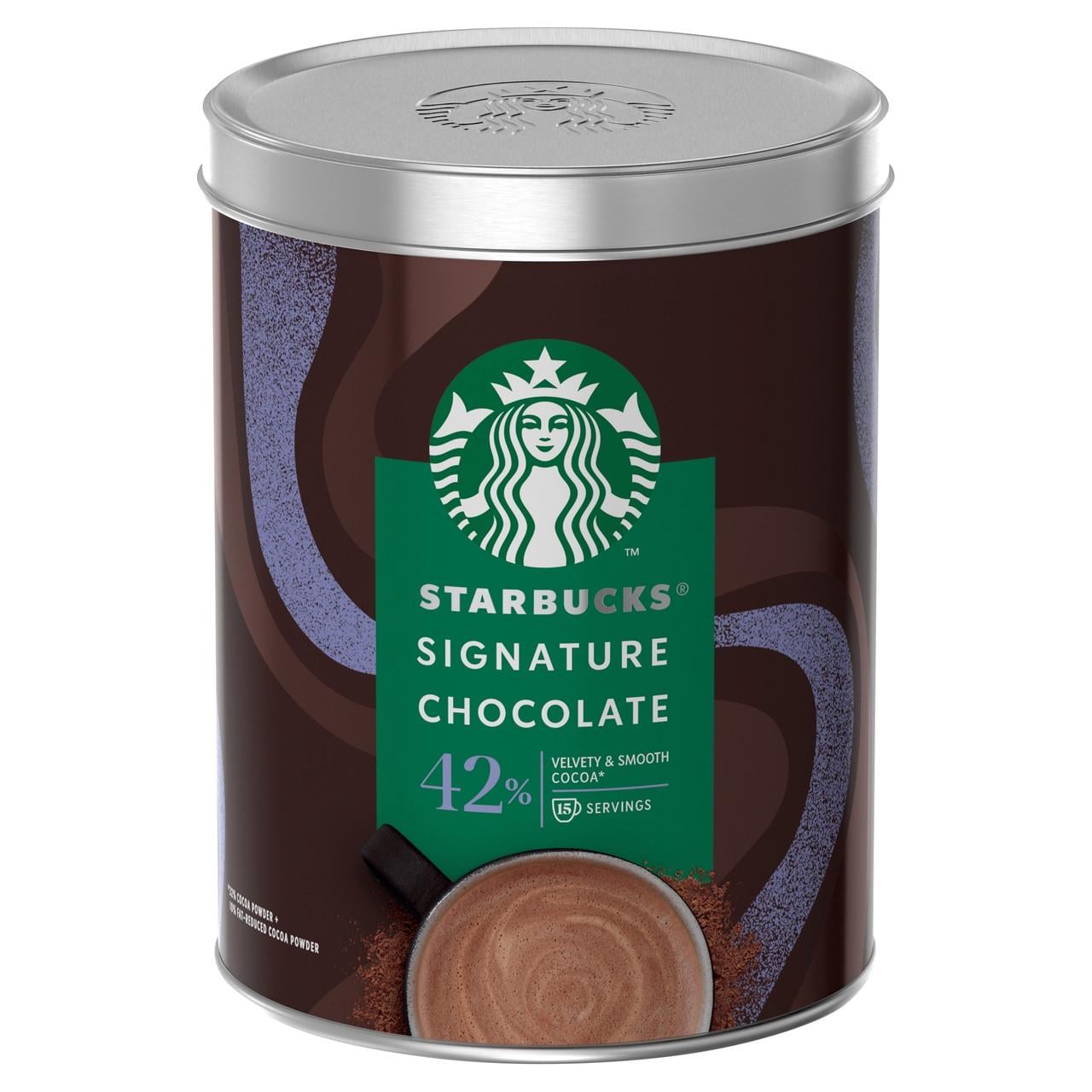 Гарячий шоколад STARBUCKS Signature Chocolate 42% какао 330 г 2 шт. (2903465593)
