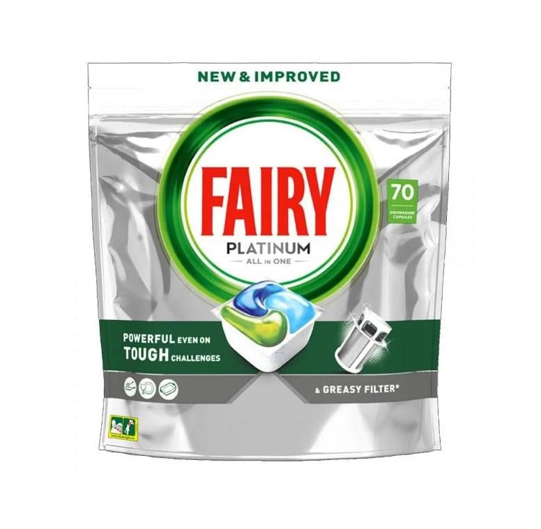 Капсулы для посудомоечных машин Fairy Platinum 70 шт. Green