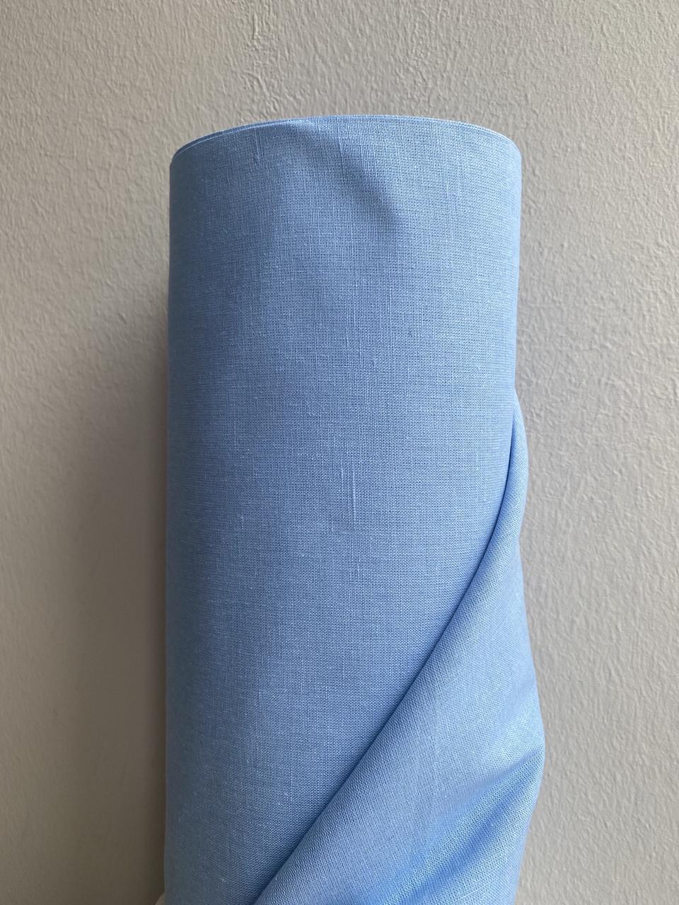Ткань LINEN PLUS льняная 260 см 757 Голубой - фото 3 Ткань LINEN PLUS льняная 260 см 757 Голубой - фото 3