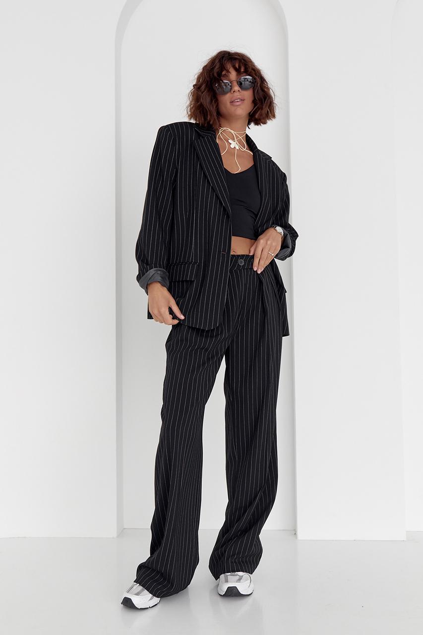 Пиджак на пуговицах XL Черный (11859702) - фото 3 Пиджак на пуговицах XL Черный (11859702) - фото 3