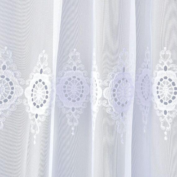 Тюль батист IDEIA Голубина V-BEYAZ c вышивкой 2,9 м Белый (2200004263069)