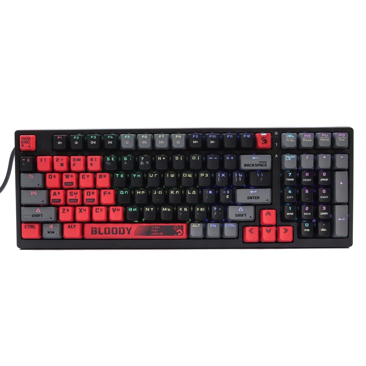 Клавиатура A4Tech S98 Bloody Sports Red BLMS RGB USB-A Black/Red (26449855)
