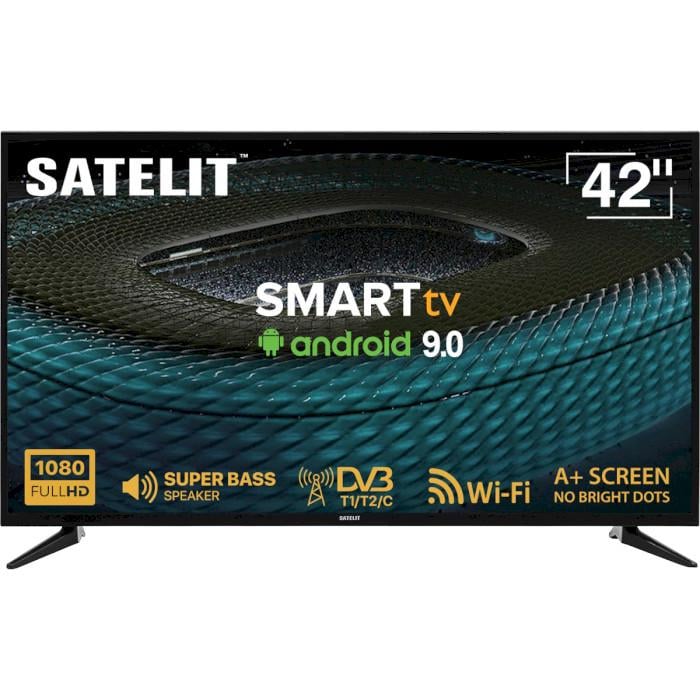 Телевізор Satelit 42F8001ST 42" Full HD SmartTV Android HDMI USB Wi-Fi Black (42F8001ST)