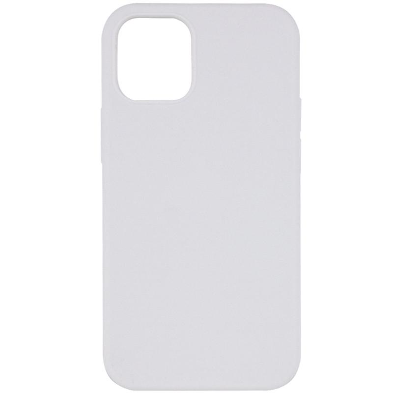 Противоударный Чехол Silicone Case Full Protective (AA) NO LOGO для Apple iPhone 12 Pro Max (6.7") Белый/White