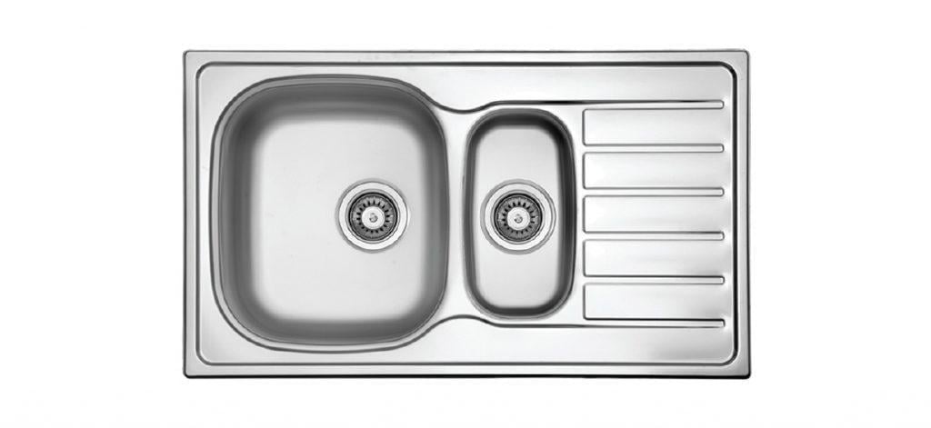 Мойка кухонная Ukinox HYM 860.500 15 GT 6K матовая и доска разделочная