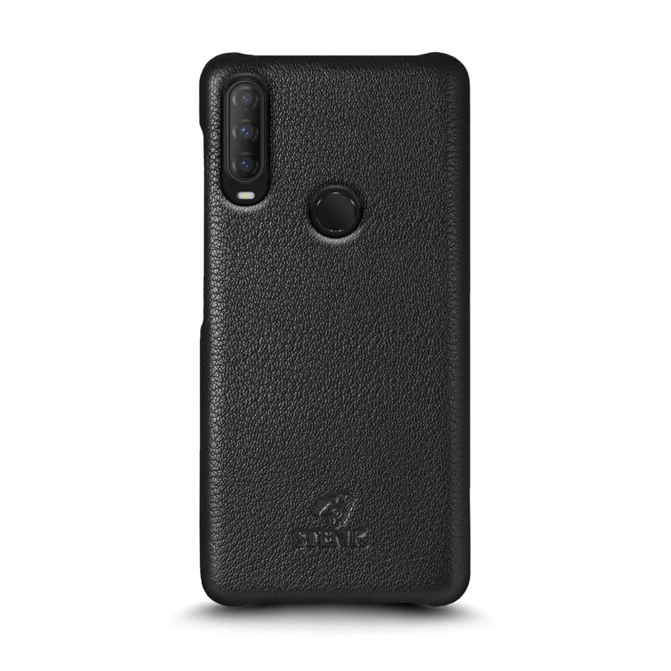 Кожаная накладка Stenk Cover для Alcatel 3L 2020 Черный (67740)