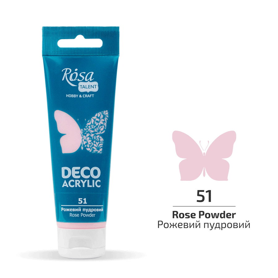 Акрилова фарба ROSA Talent 322251 4 шт. 75 мл Рожевий пудра матовий/51 (4823098501480) - фото 1 Акрилова фарба ROSA Talent 322251 4 шт. 75 мл Рожевий пудра матовий/51 (4823098501480) - фото 1