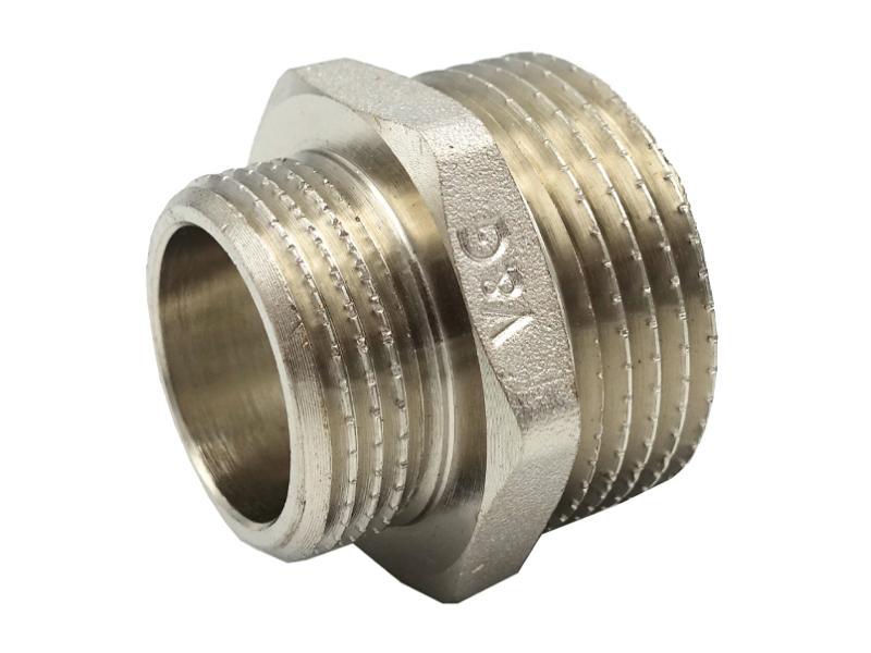 Ниппель редукционный V&G VALOGIN 3/8"x1/4" ЗЗ (RS-VG-203201) - фото 2