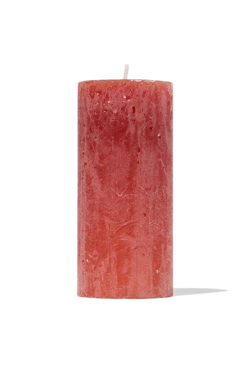 Свеча рустик Bolsius 160/68 Красный (22287300)