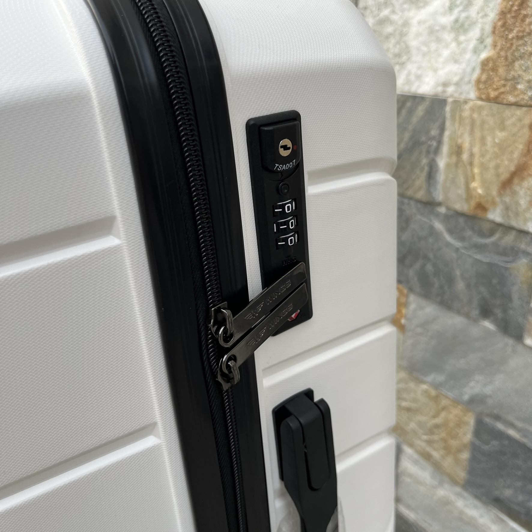 Чемодан дорожный из полипропилена Wings PP05 M Белый (22630173) - фото 5 Чемодан дорожный из полипропилена Wings PP05 M Белый (22630173) - фото 5