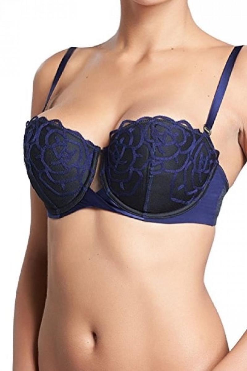 Бюстгальтер балконет Chantelle 75E Синий (2915)