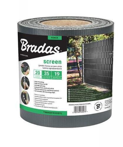Лента для забора Bradas 19 см 35 м (TOB4501935GYL) Лента для забора Bradas 19 см 35 м (TOB4501935GYL)