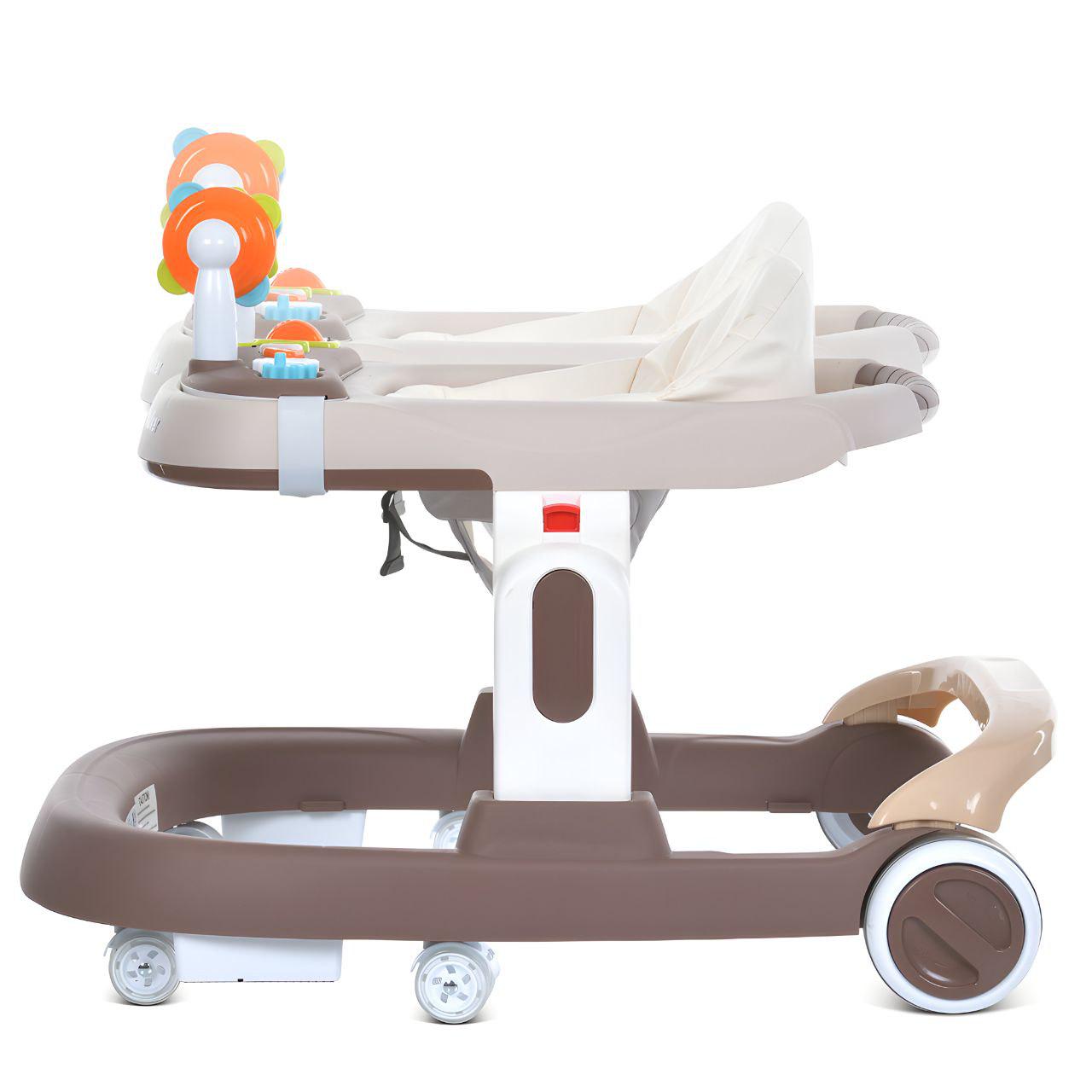 Ходунки Bambi M 5032L-13 три положения регулировки высоты/сьемная музыкальная панель (24278093) - фото 4
