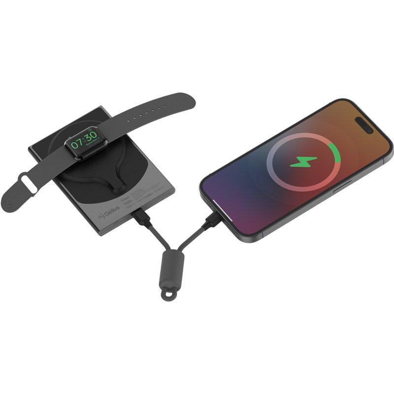 Повербанк с беспроводной зарядкой Gelius Eclipse Magnetic Wireless Charge GP-WC014 15W 5000 mAh (100079) - фото 3 Повербанк с беспроводной зарядкой Gelius Eclipse Magnetic Wireless Charge GP-WC014 15W 5000 mAh (100079) - фото 3