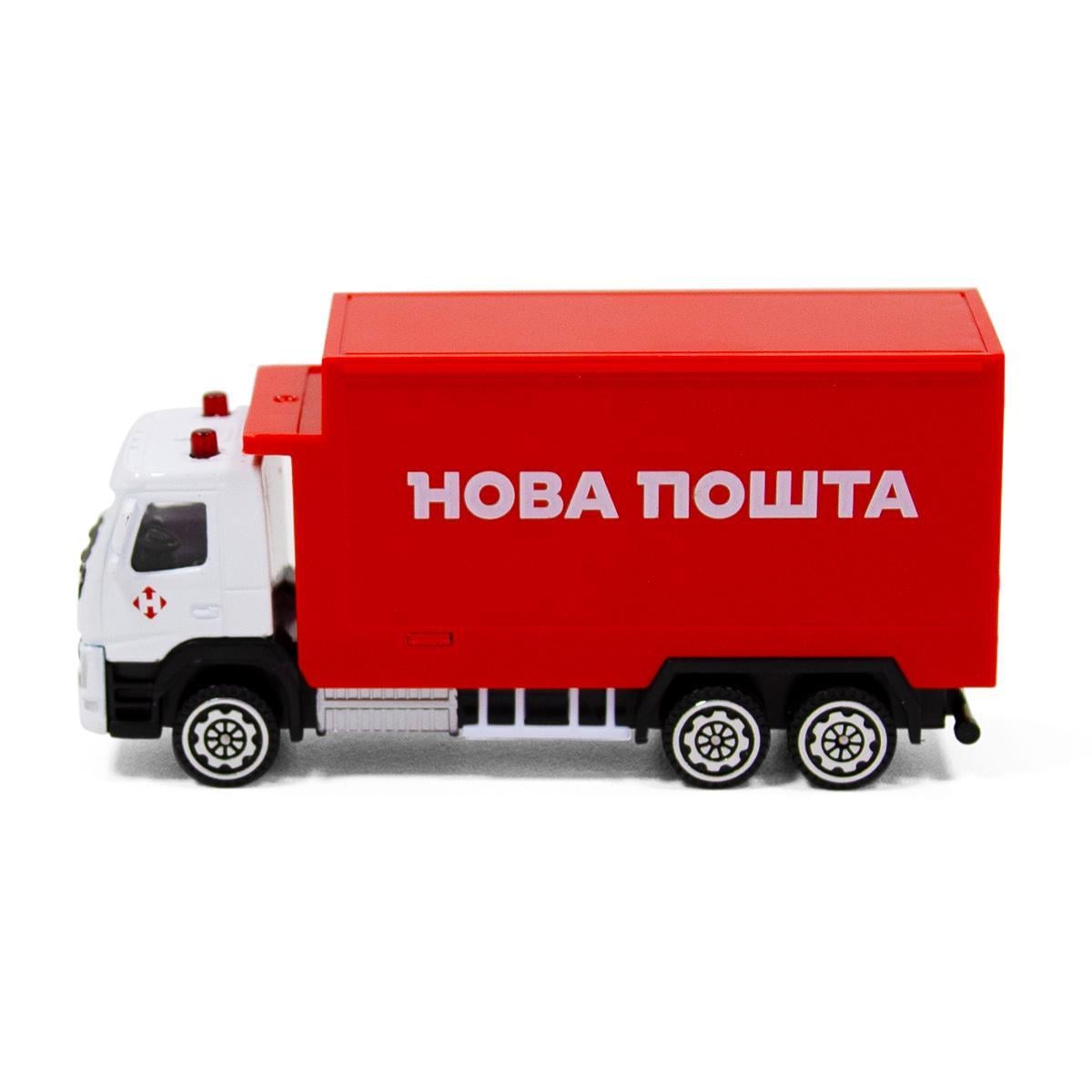 Автомодель іграшкова дитяча VOLVO НОВА ПОШТА - фото 4