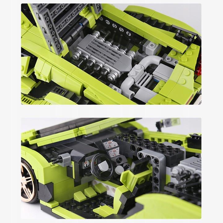 Конструктор детский Mould King TECHNIC Lamborghini Sian Sierne Машина для мальчика 1168 дет. (22773730) - фото 8