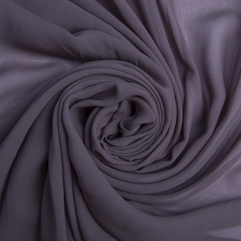 Ткань шифон Shela Серый хаки (13774)