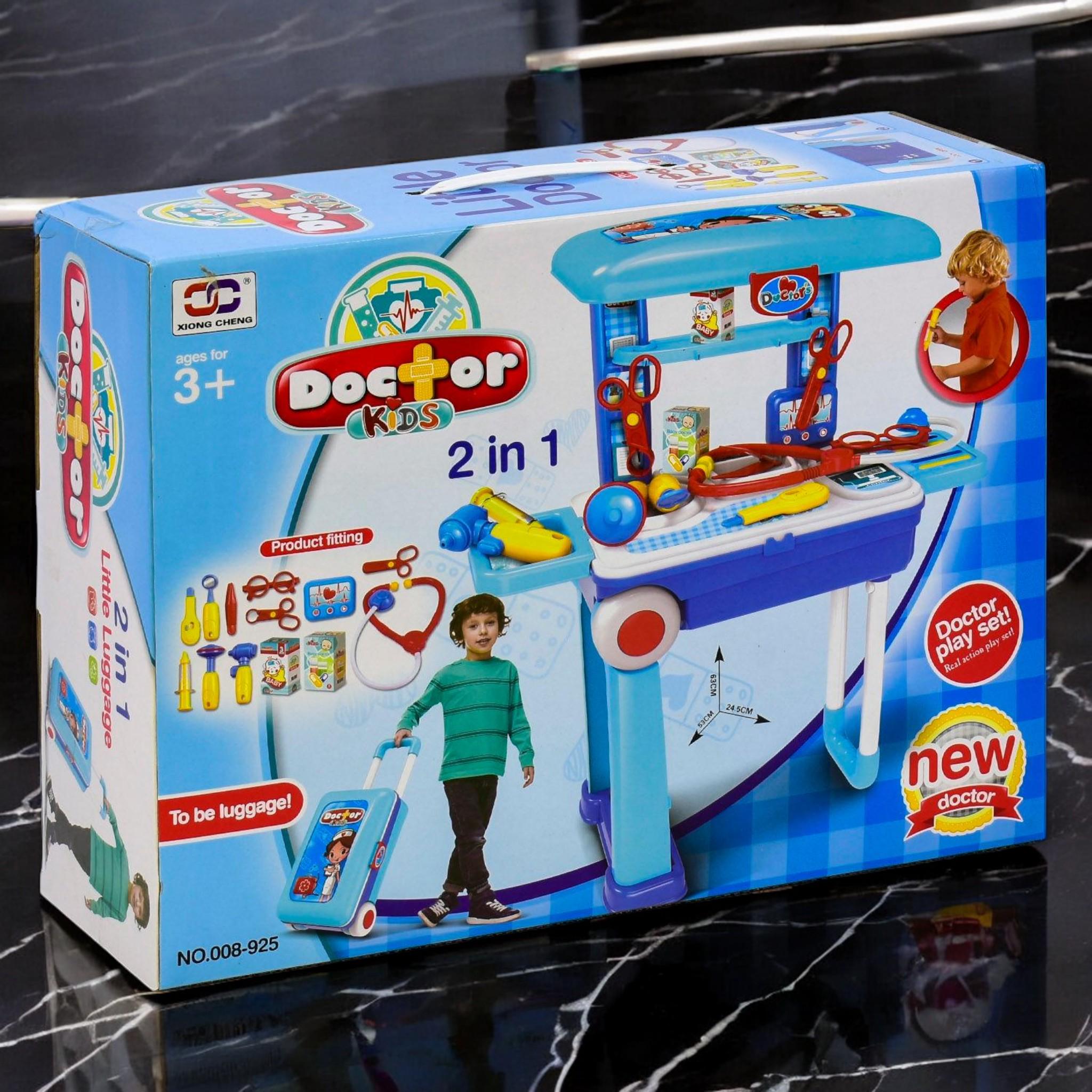 Игровой набор xiong cheng doctor kids 2в1 в чемодане (G_008-925) - фото 5