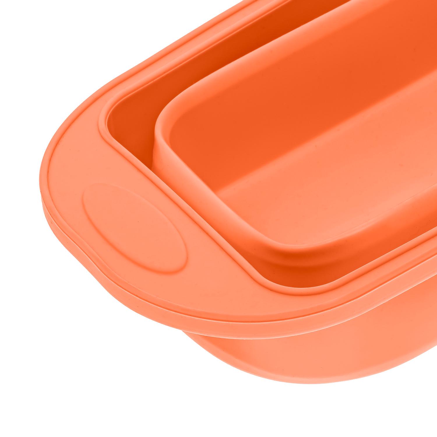 Форма для выпекания хлеба силиконовая 29,5х12,3х11 см Оранжевый (86798) - фото 7 Форма для выпекания хлеба силиконовая 29,5х12,3х11 см Оранжевый (86798) - фото 7