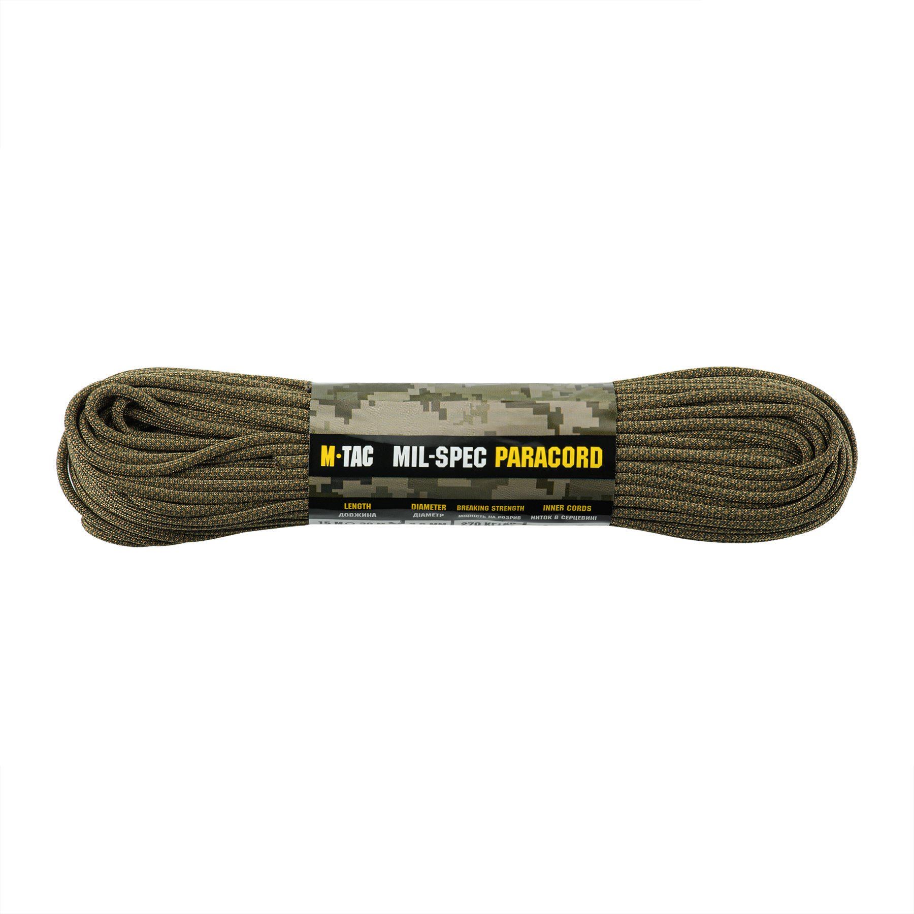 Паракорд M-Tac 550 mil-spec Diamond 30 м Coyote/Ranger Green
