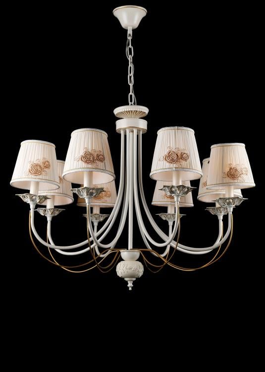 Люстра с абажурами Ray L29210/8 GWT (IR006639) Люстра с абажурами Ray L29210/8 GWT (IR006639)