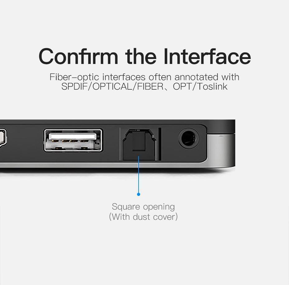 Кабель оптичний Vention Toslink SPDIF Аудіо 2 м Чорний (BAEBH) - фото 7