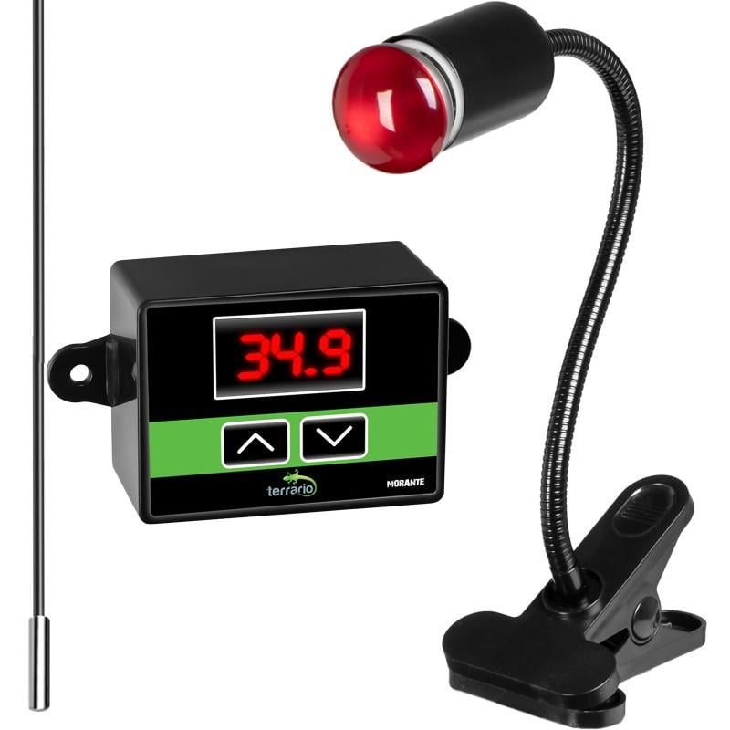 Светильник Terrario Long ReptiSun Temperature Control 200W длинный с зажимной ручкой и термостатом (TR-LONG-REPTISUN-TERMOSTAT)