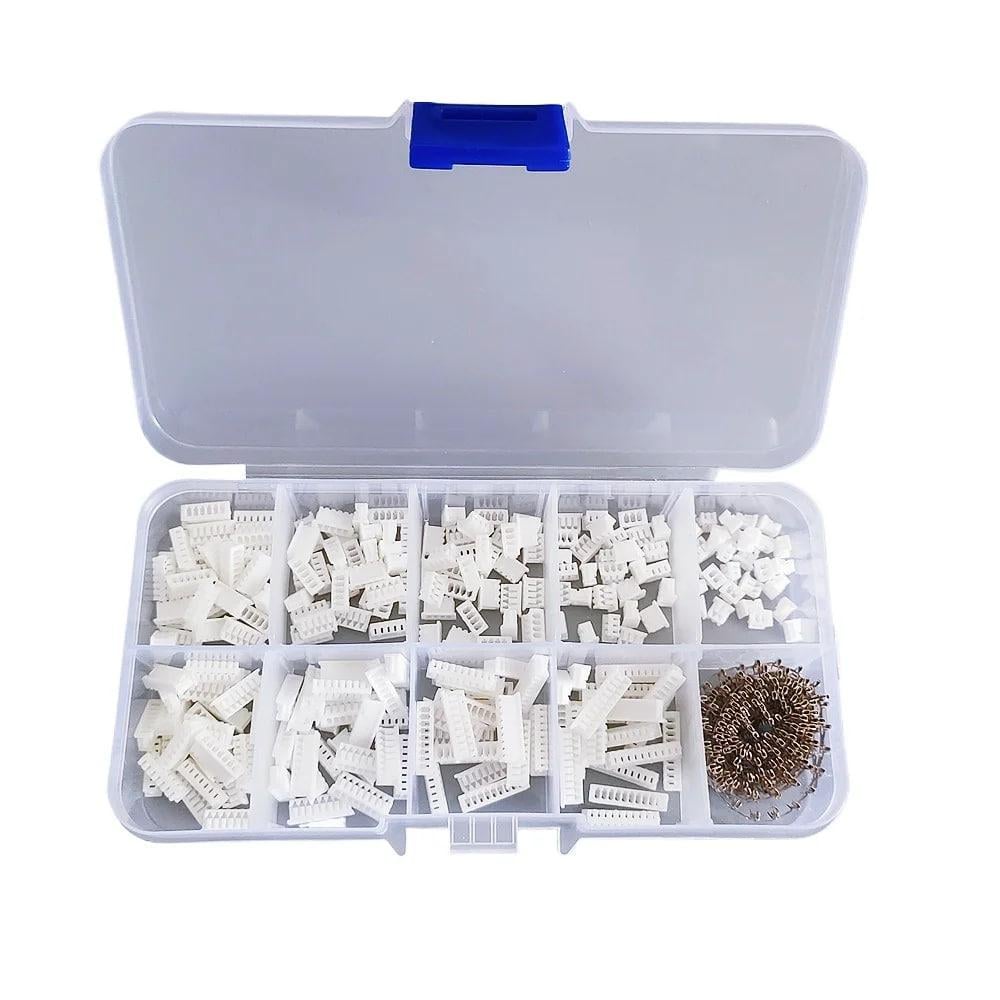 Набор коннекторов JST 1,25 мм с 2/3/4/5/6/7/8/9/10 pin/Molex PicoBlade/Pixhawk (1640)