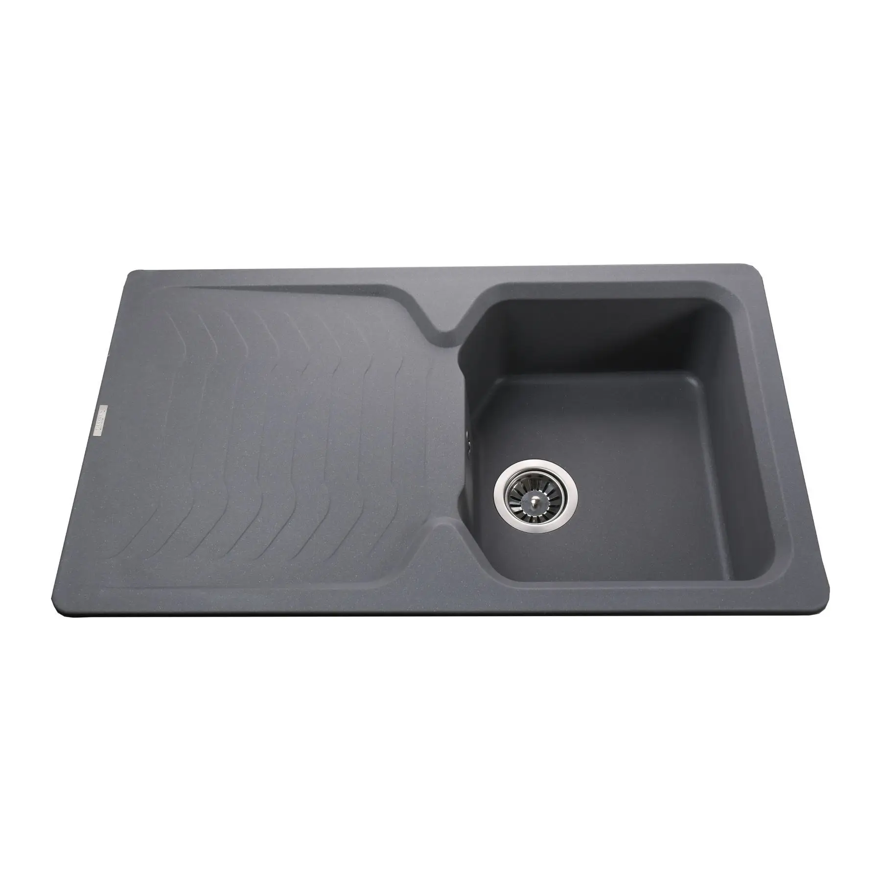 Мийка для кухні гранітна Globus Lux Boren А0003 860х500 мм Сірий металік (GSR-000006048) Мийка для кухні гранітна Globus Lux Boren А0003 860х500 мм Сірий металік (GSR-000006048)