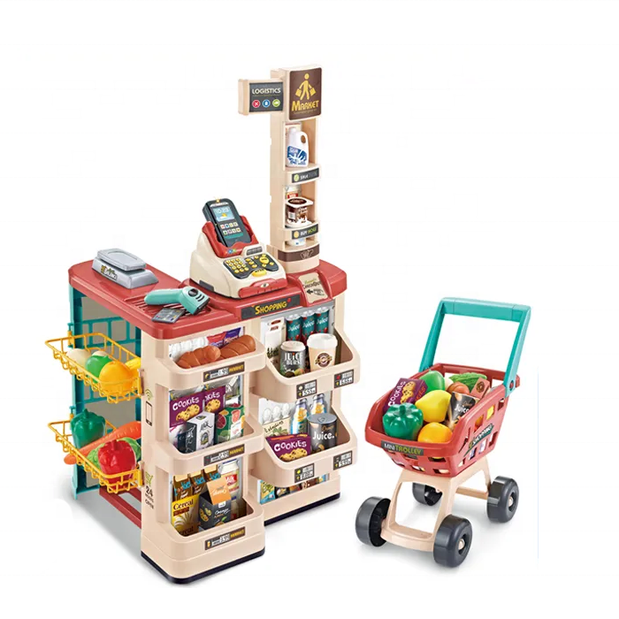 Игрушка Супермаркет с тачкой (668-78)