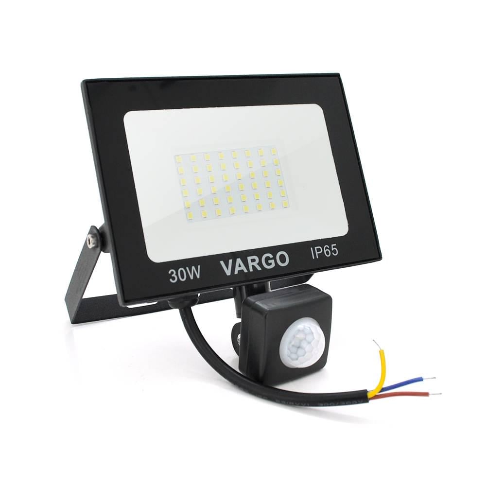 Прожектор LED c датчиком руху Vg-30W IP65 6500K 2700Лм (30253)