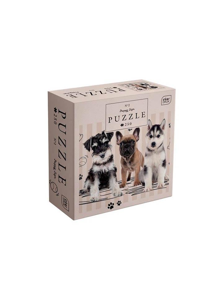 Пазли тришарові InterDRUK Puppy Sign 2 250 шт. (385123)