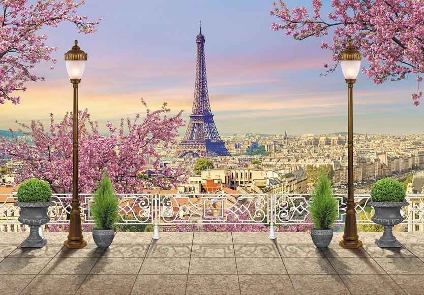 Фотошпалери на паперовій основі Nika 3D Фото 8 196х278 см Париж (2000000547350)