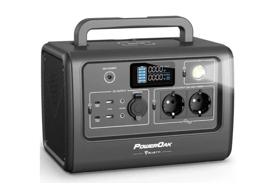 Станция зарядная портативная PowerOak EB55 Portable Power Station 700 W/537 Wh