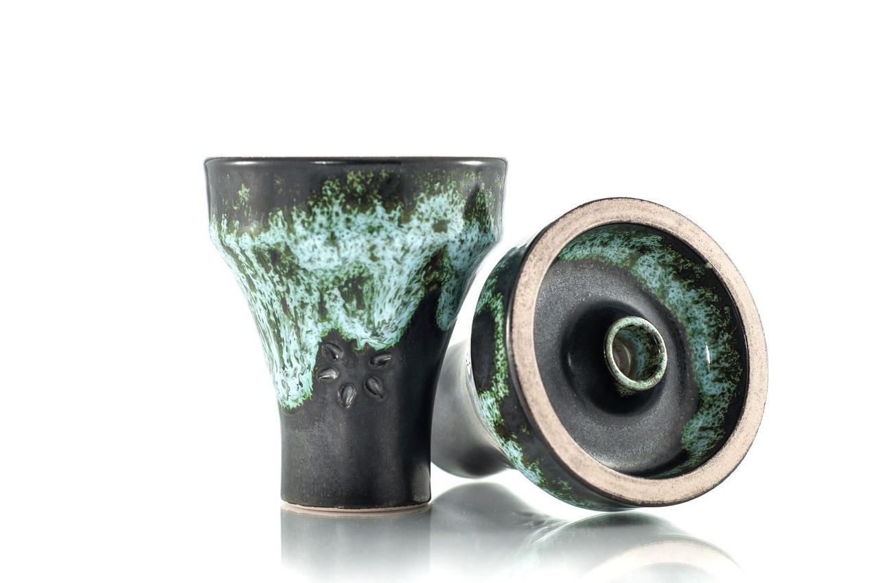 Чаша для кальяна Solaris Triton глиняна Синьо-зелена глазур (2675164532) - фото 2 Чаша для кальяна Solaris Triton глиняна Синьо-зелена глазур (2675164532) - фото 2