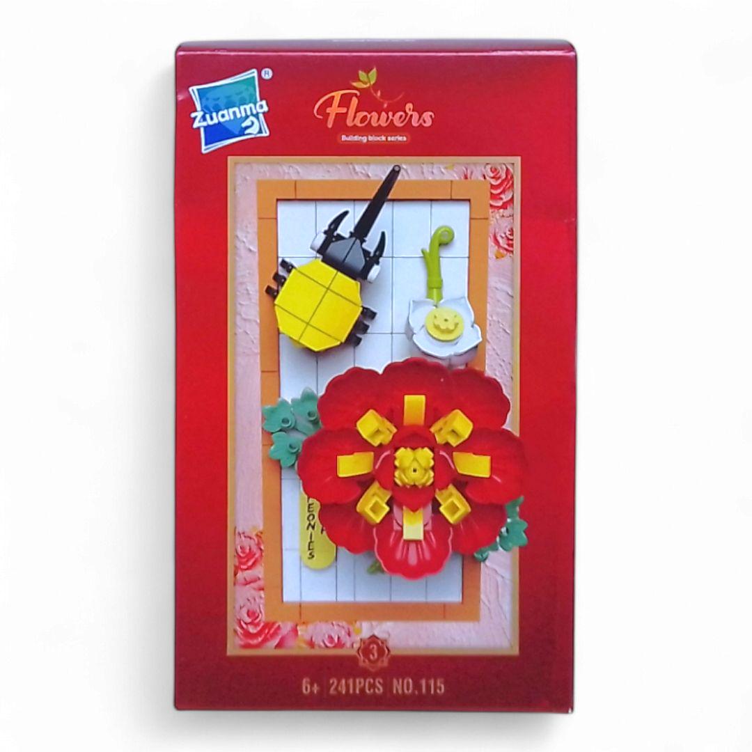 Конструктор Flowers Картина з квіточками 241 деталь