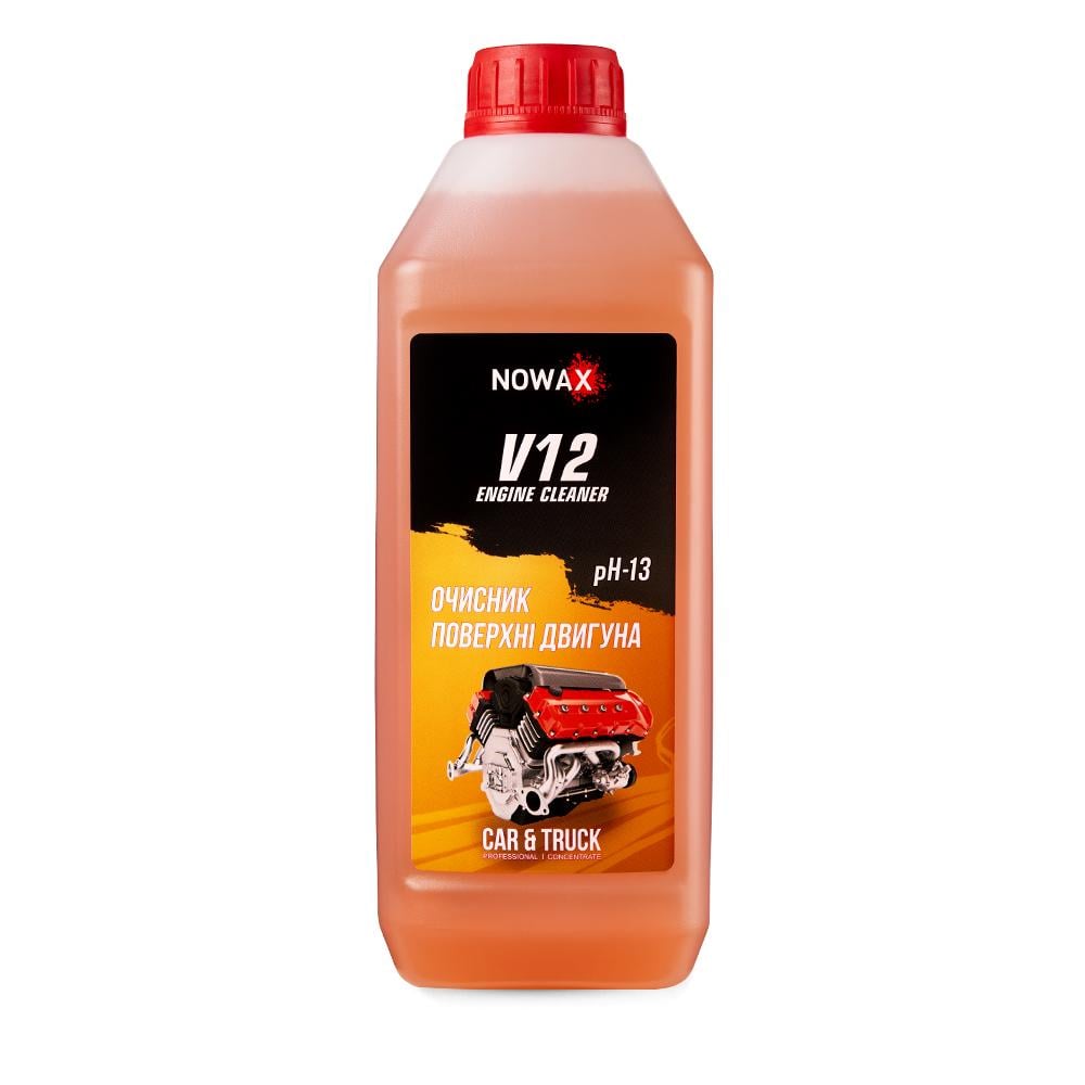 Очисник двигуна Nowax V12 Engine Cleaner концентрат 1:10 1 л (NX01149)