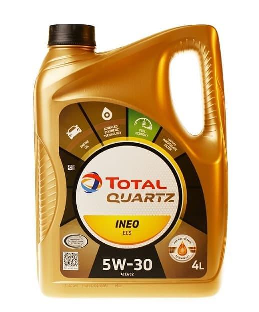 Моторное масло Total Quartz INEO ECS 5W-30 4 л (38418953)