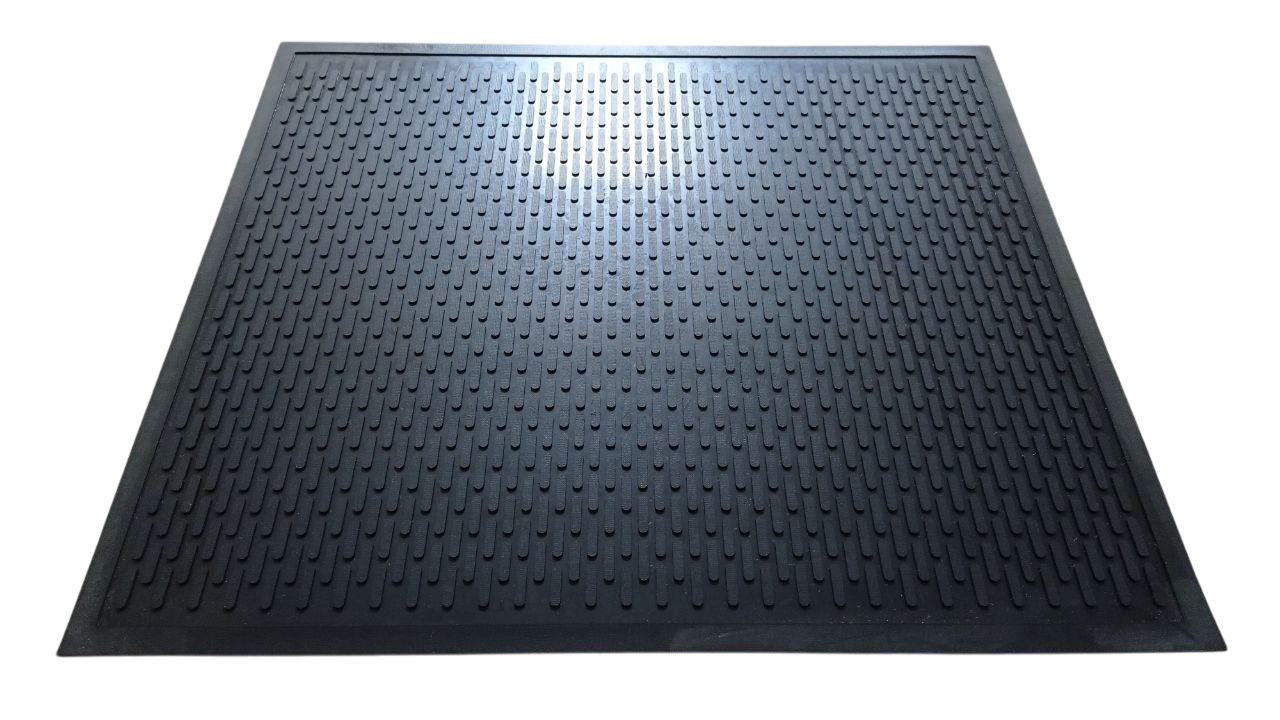 Килим гумовий промисловий Kleen Scrape 75х85 см Чорний (23043988)