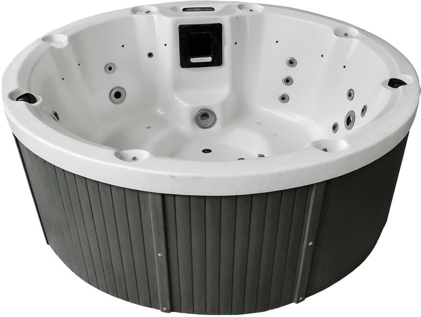 СПА-бассейн гидромассажный Aquajoy Lagoon Air Ø 195x82 см на 7 человек 34 форсунки аэромассаж LED (23520) СПА-бассейн гидромассажный Aquajoy Lagoon Air Ø 195x82 см на 7 человек 34 форсунки аэромассаж LED (23520)